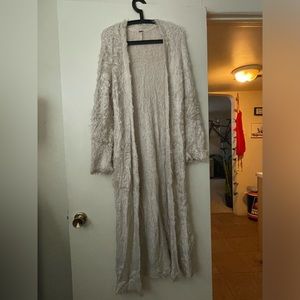 Free People Furry Duster